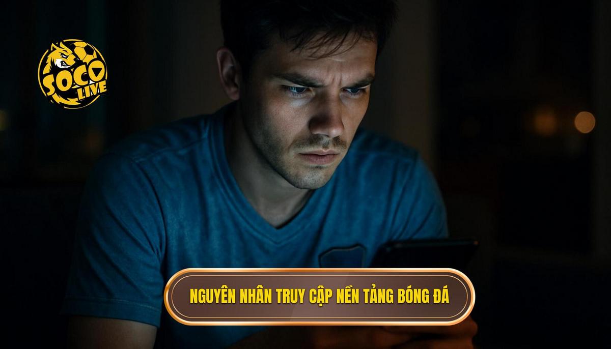 Cách vào Socolive không bị chặn để tận hưởng bóng đá đỉnh cao 1 Nguyên nhân và thực trạng việc truy cập các nền tảng trực tiếp bóng đá