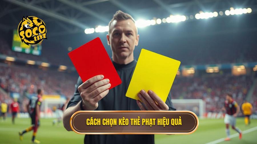 Bí quyết chọn kèo thẻ phạt: Nghệ thuật đọc vị trận đấu từ chuyên gia SOCOLIVE 2 Cách chọn kèo thẻ phạt hiệu quả