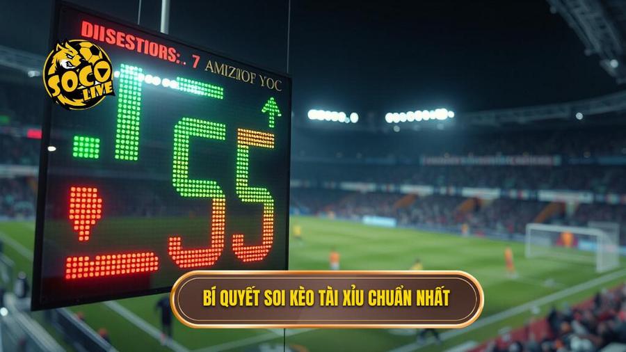 Kinh nghiệm đọc bảng kèo bóng đá chuẩn xác từ chuyên gia SOCOLIVE 3 Bí quyết soi kèo Tài Xỉu chuẩn nhất