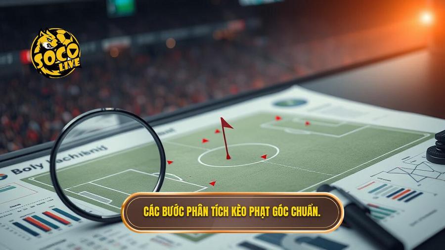 Hướng dẫn phân tích kèo phạt góc: Bí quyết làm chủ cuộc chơi từ SOCOLIVE 3 Các bước phân tích kèo phạt góc chuẩn.